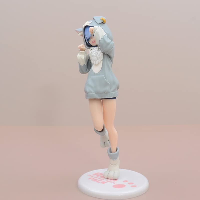 Xinchangda Anime Figure Rem Ram Emilia Limited Edition Anime Figure PVC Action Girl Figurine Toys Collectible Model Indoor Decoration Ornaments Gifts 20CM - Image 2