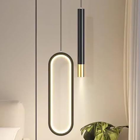 Myra 18W LED Pendant Light with 3 Color Modes | Modern Hanging Ceiling Lamp for Bedroom, Living Room, Dining & Café | Ambient & Reading Light | 1 Year Warranty