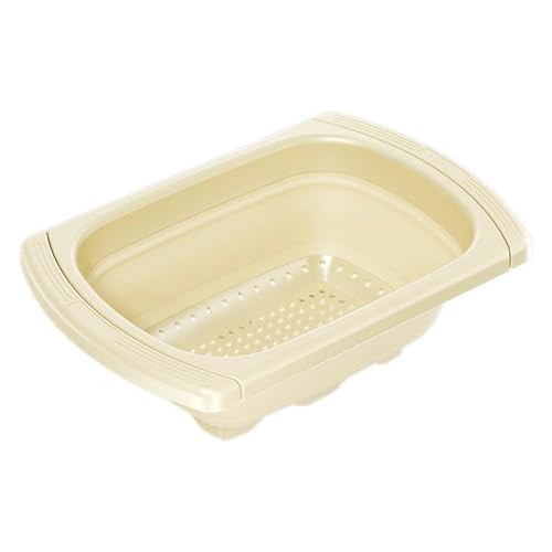 Faltbarer Abflusskorb für die Küchenspüle, tragbares Abtropfgestell und Gemüse-Waschfilter für Zuhause, Reisen, leicht zu reinigen und platzsparendes Küchenzubehör