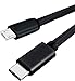Produktbild Saphe USB-C to Micro-USB Kabel in Schwarz (100 cm) - Nylon USB C Ladekabel - Handy Ladekabel, Kompatibel Verkehrsalarm