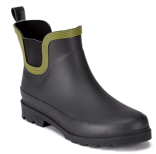 TOSH Ladies Chelsea Ankle Wellingtons Boots Short Pull On Waterproof Rubber Womens Riding Equestrian Wellies