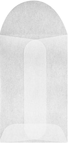 LUXPaper Open End Envelopes | 1 3/4 x 2 3/4 | Glassine | 30lb. Text | 250 Qty