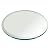 Fab Glass and Mirror 62RT12THBETE 62" Inch Round 1/2" Thick Tempered Beveled Edge Polish Glass Table Top, Clear