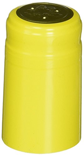 Yellow PVC Shrink Capsules-30 Per Bag