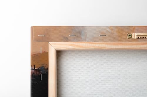 Artnova Abstraktes Leinwandbild I 90 x 60 cm, inkl. Aufhänge-Set, Leinwand-Bilder Fotoleinwand Wandbild Fotogeschenk Bild Dekoration, Foto Wand-Deko für Wohnzimmer Schlafzimmer Flur Bad, 2,6 cm dick
