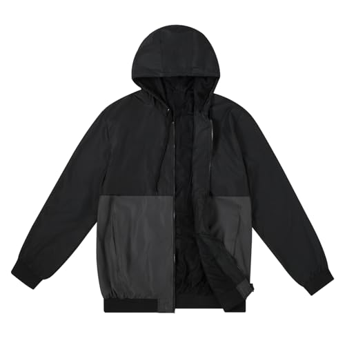 Image of MADHERO Mens Windbreaker Jacket Lightweight 90s Retro Wind Breakers