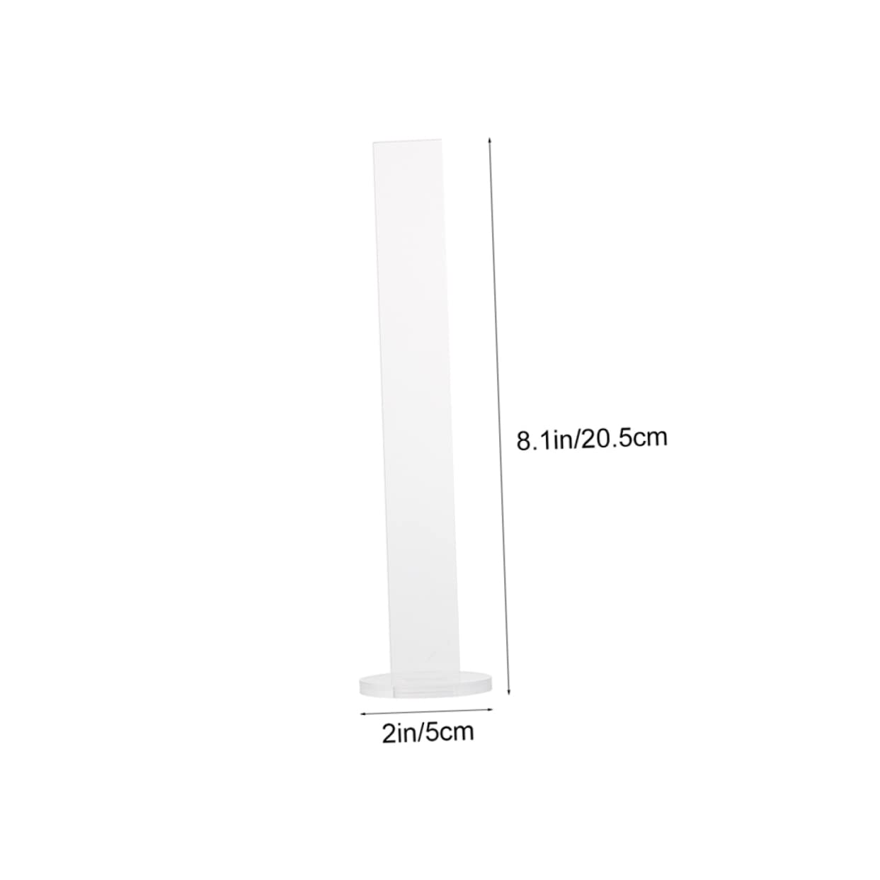 KICHOUSE Acrylic Washi Tape Holder Vertical Design Storage Rack for Adhesive Packing Tapes Easy to Clean Compact for Organizing Craft Supplies