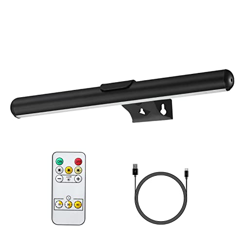 Image of MIOBLUE Rechargeable Picture Lights with Remote,Full Metal Painting Light Display LED Battery Lamp with 3 Lighting Modes, Dimmable Dartboard Light with Timer for Paintings Potrait