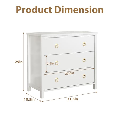 3-Dresser-for-Bedroom-29-Tall-Dresser-Modern-Tall-Drawer-Dresser-with-Storage-Wooden-Closet-Dressers-Chest-of-Drawers-Freestanding-for-Bedroom-Nursery-Living-Room-White 3 Dresser for Bedroom 29 Tall Dresser Modern Tall Drawer Dresser with Storage Wooden Closet Dressers Chest of Drawers Freestanding for Bedroom Nursery Living Room White
