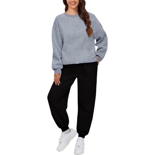 2026 Chandal Mujer Completo Invierno 2 Piezas Sudadera con Capucha Basicas y Pantalones Jogger Conjunto Deportivo Otoño Ropa Deportiva Conjuntos Set Chándal Tracksuit Tallas Grandes