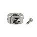2 PCS Double Split Shaft Collar,SAFYY 304 Stainless Steel Two-Piece Clamping Collar with M3 Set Screws,5/16 Inch Bore Size