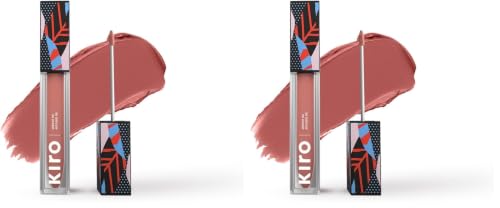 Image of Kiro Non-Stop Airy Matte Liquid Lipstick - Peachy Nude (Warm Dusty Peach), 5ml | Super-Pigmented, Long-Lasting, hydrating | Waterproof, Smudge-Proof, Lightweight | Infused with Avocado & Apricot Oil