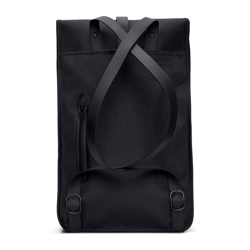 RAINS Backpack – Durable Waterproof Laptop Backpack for Men and Women for Travel, Work and Commuting – Black Bag with Secure Closure – 15" Laptop Pocket – 2 Year Warranty2