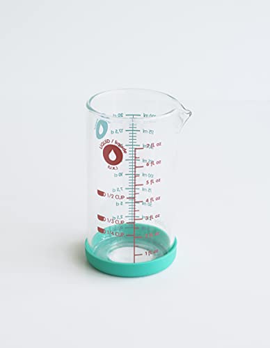 Pebbly, Precision Glass Measuring Cup, 200ml, with Non-Slip Silicone Base and Pouring spout - Image 3