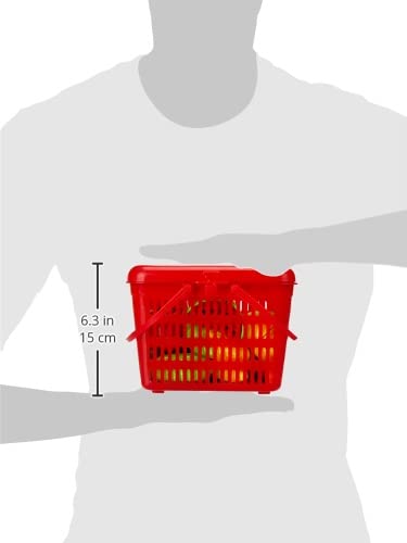 Amazon Brand - Jam & Honey Fruit and Vegetable Basket Toy for Kids|Pretend and Play Food Basket |Realistic Cutting and Slicing | Ideal for Kids Age 3+/7 Fruits/7 Vegetables/1 Chopping Board/1 Knife, - Image 6 thumbnail