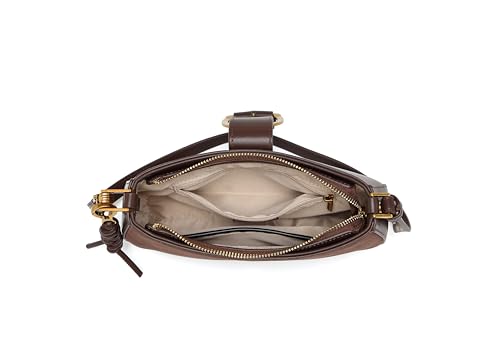 Women's shoulder crossbody bag, retro synthetic leather classic handbag, wallet with zipper4