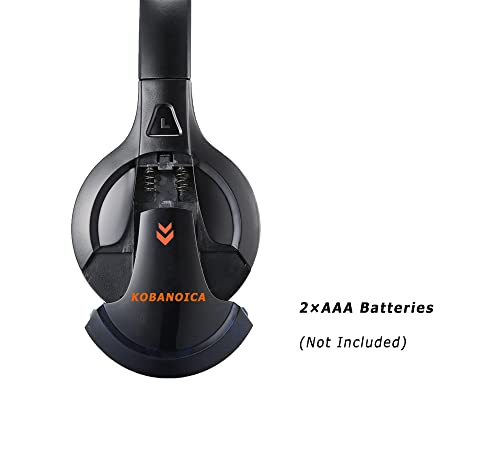 Kobanoica Ir Headphones For Car Dvd,Car Headphones Wireless,Universal 2 Channel Infrared Headphones For Odyssey Entertainment System(3 Pack) #TOP4
