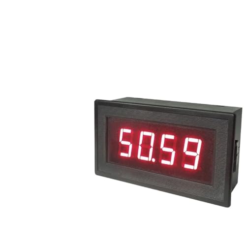 1 tacómetro digital YB5140FT RPM, medidor de frecuencia for motor HZ 10 KHz con relé de zumbador, salida de alarma, 24 V, LED, medición de velocidad(Relay no switch,PW DC8-24V Red)