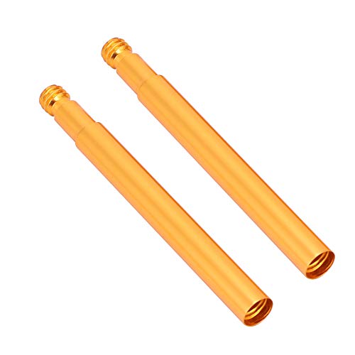 Image of Alomejor 60mm Tyre Valve Extender Bike Presta Valve Extender Inner Tyre Valves Accessory 2 Packs