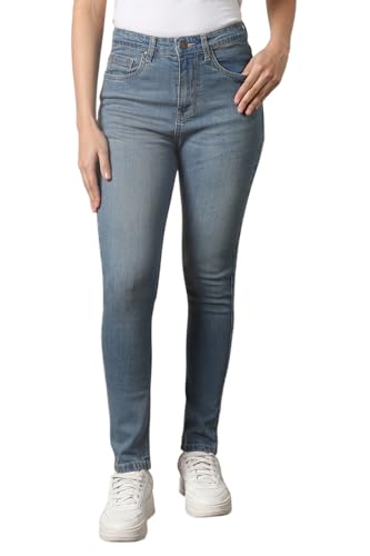 Image of High Star Women Skinny Fit Jeans Blue