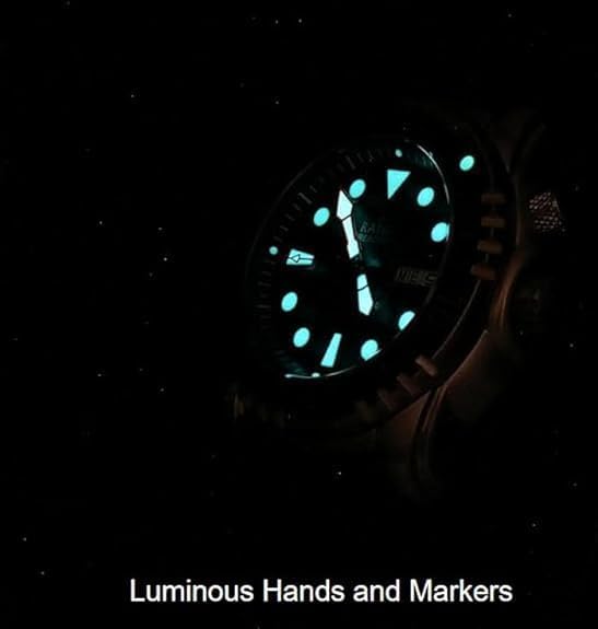 RATIO FreeDiver Helium-Safe Dive Watch Sapphire Crystal Automatic Diver Watch 1000M Water Resistant Diving Watch for Men - Image 6