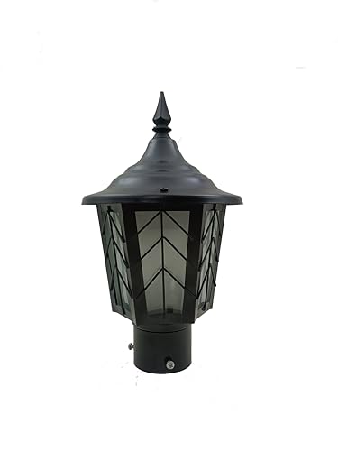 Image of SINOMAN Pillar Main Gate Light for Outdoor Fence Decorative Waterproof Post Lamp for Driveway Entrance, Boundary, Patio, Yard Lighting (GL 512, Pack of 1) Bulb Not Included