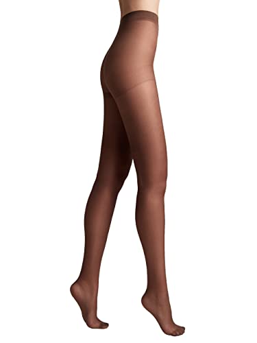 Conte elegant matte Damenstrumpfhose mit Seideneffekt - NUANCE 40 DEN - verstärkte Feinstrumpfhose Damen Strumpfhose extrem elastisch - Farbe Mocca Größe 5