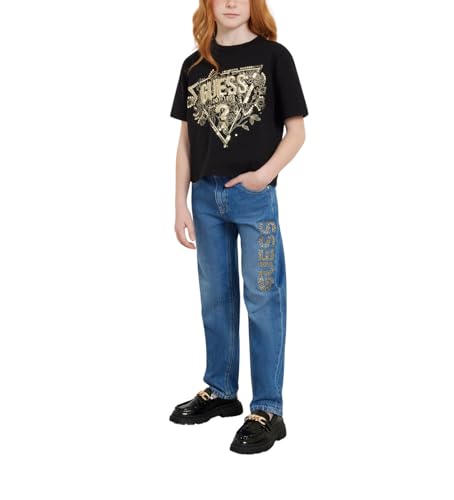 GUESS Girls' Straight Leg Denim Pants