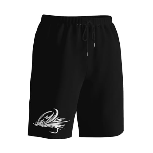 Fly Fishing Lure Men's Quick-Dry Board Shorts 7" - Swim Trunks Summer Hawaii Beach2