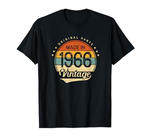 Classic vintage 1966 original parts 59th birthday men women t-shirt