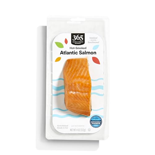 365 by Whole Foods Market Hot Smoked Atlantic Salmon, 4 OZ