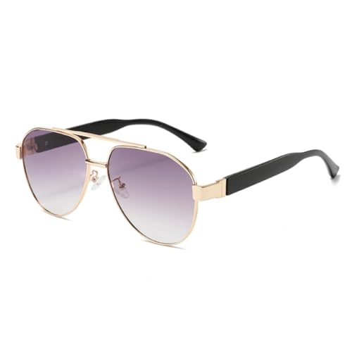 Lunettes de soleil rétro légères en métal pour éviter la fatigue visuelle