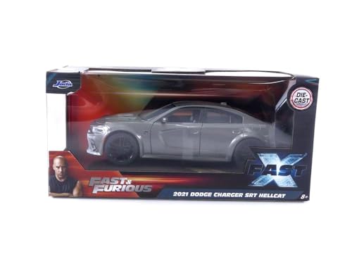 Jada Fast & Furious Fast X 1:24 Dom's 2021 Dodge Charger miniatura 6