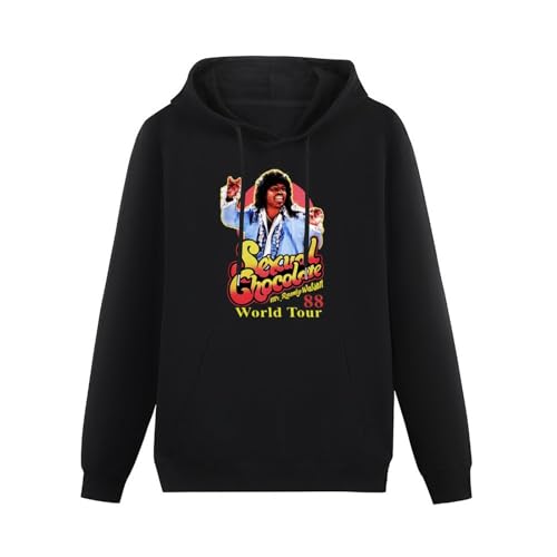 XINGYUE STAR Sexual Chocolate 88' World Tour Hoody Unisex Ptinted Hoodies Long Sleeve Men's Hooded with Pocket Black XXL
