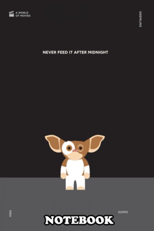 Notebook: Gizmo , Journal for Writing College Ruled Size 6" x 9", 110 Pages