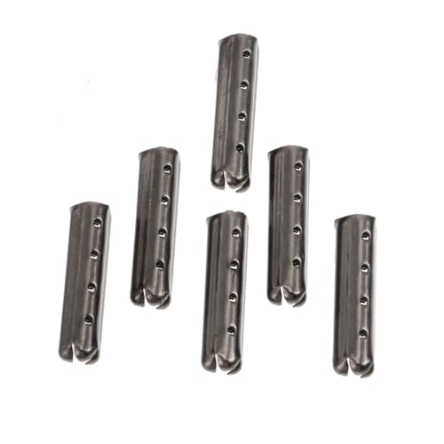 LIFKOME 100pcs Metal Shoelace Tips Replacement End Caps for for Shoelaces 4 Holes