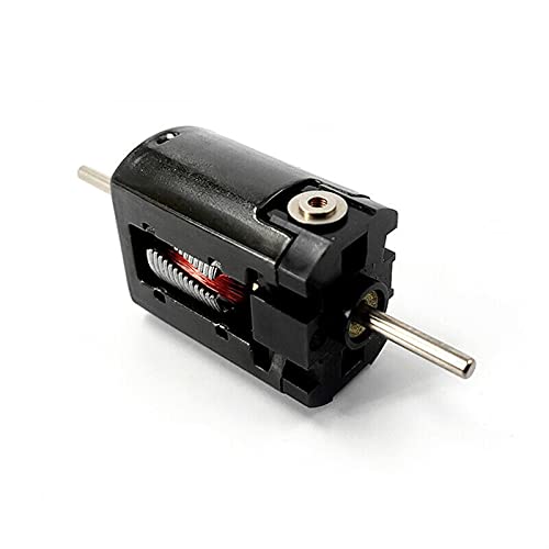 Gfpql WYanHua-Eléctrico Modo DE Modelos DE Juguete EN Tren Corte, DC 12V 21000RPM / 28000RPM, Doble Eje 010 Motor, Alta Velocidad DIY RC HO Motor de Barco de Coche Mini Precisión Cover