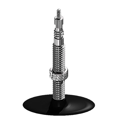 Schwalbe 01152800 Fahrradschlauch, mit Ventil, DV/AV/SV, Schwarz, für...