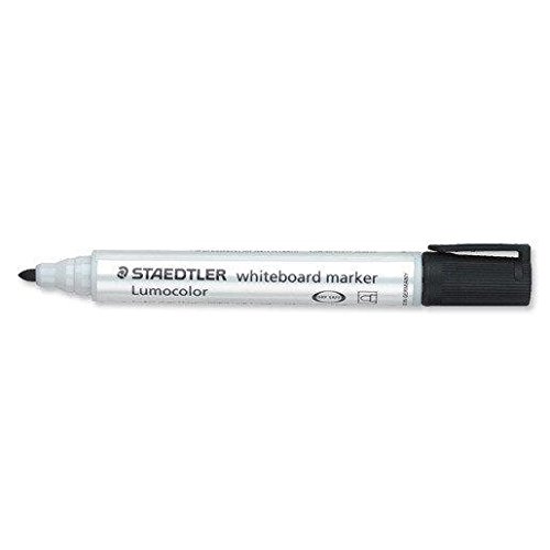 STAEDTLER Lot de 6 Lumocolors marqueur pour tableau blanc 351, noir