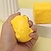 Yellow Cheese Squeeze Toy,Soft Novelty Toy, Rebounding Sensory,Help for Relax,Focus, Sensory Cheese for & Adults, Food Theme Cheese Cubes Squishy Toys,Stress Balls for Adults