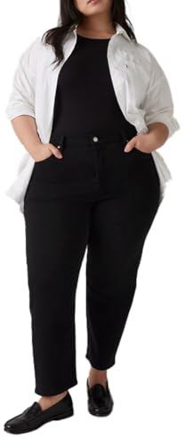Levi's Plus Size 501 Crop Jeans Femme, Black Sprout, 18W