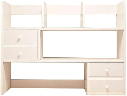 Organizador de estantería de escritorio de madera resistente y elegante para dormitorio, soporte para almacenamiento de estantería de escritorio,