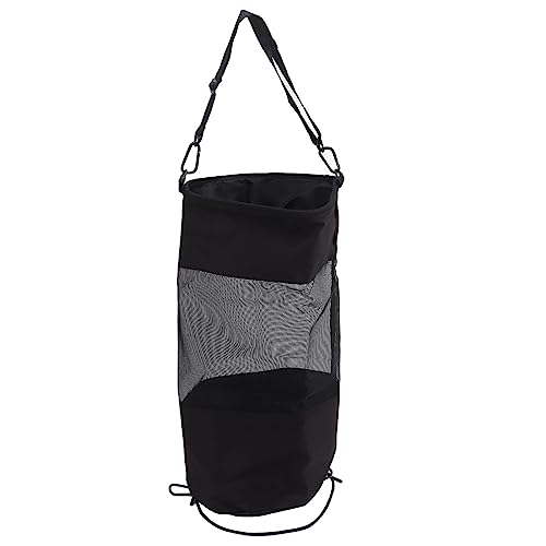 Large Capacity Folding Boat Trash Bag - Cylinder Shape Garbage Container for Home, Camping, Car - Leak Proof and Portable