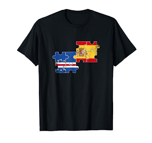 Cabo Verde España Bandera Vintage Cabo Verde Español Camiseta