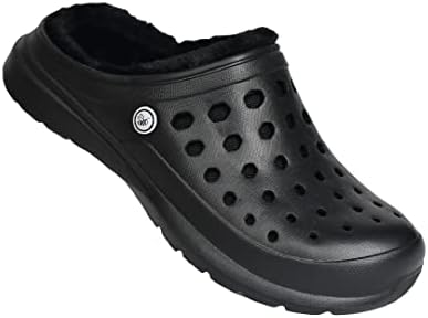 Joybees Women's Cozy Lined Clogs (10, Black/Black, Numeric_10) | Image 1