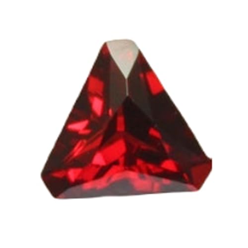 Pierre grenat du Mozambique facettée 8x8x5 mm d'une qualité joaillerie rare