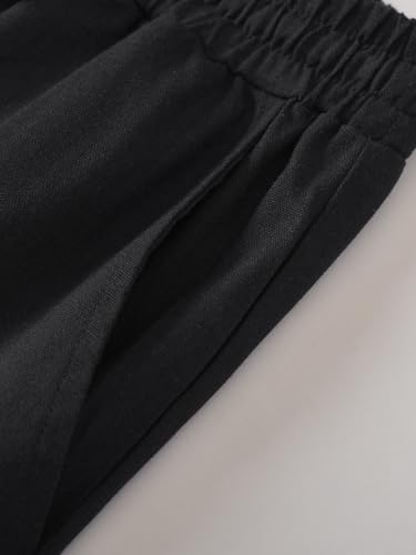 Weintee Women's Tall Linen Pants Long 34 Inch Inseam Wide Leg3