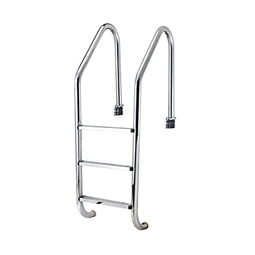 Escalera para piscina con 3 peldaños antideslizantes
