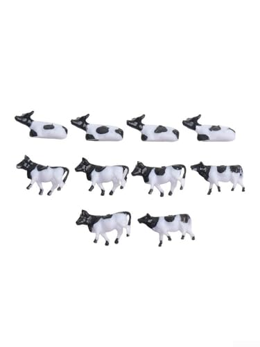 Set de 10 Figuras de Animales de Granja Escala 1:75 miniatura 5