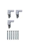 BAYERNRIEGEL - Die kleine Universal Tür - und Fenster Sicherung für großen Einbruchschutz gegen Aufhebeln - Deutsches Qualitätsprodukt (3, Alu Natur)